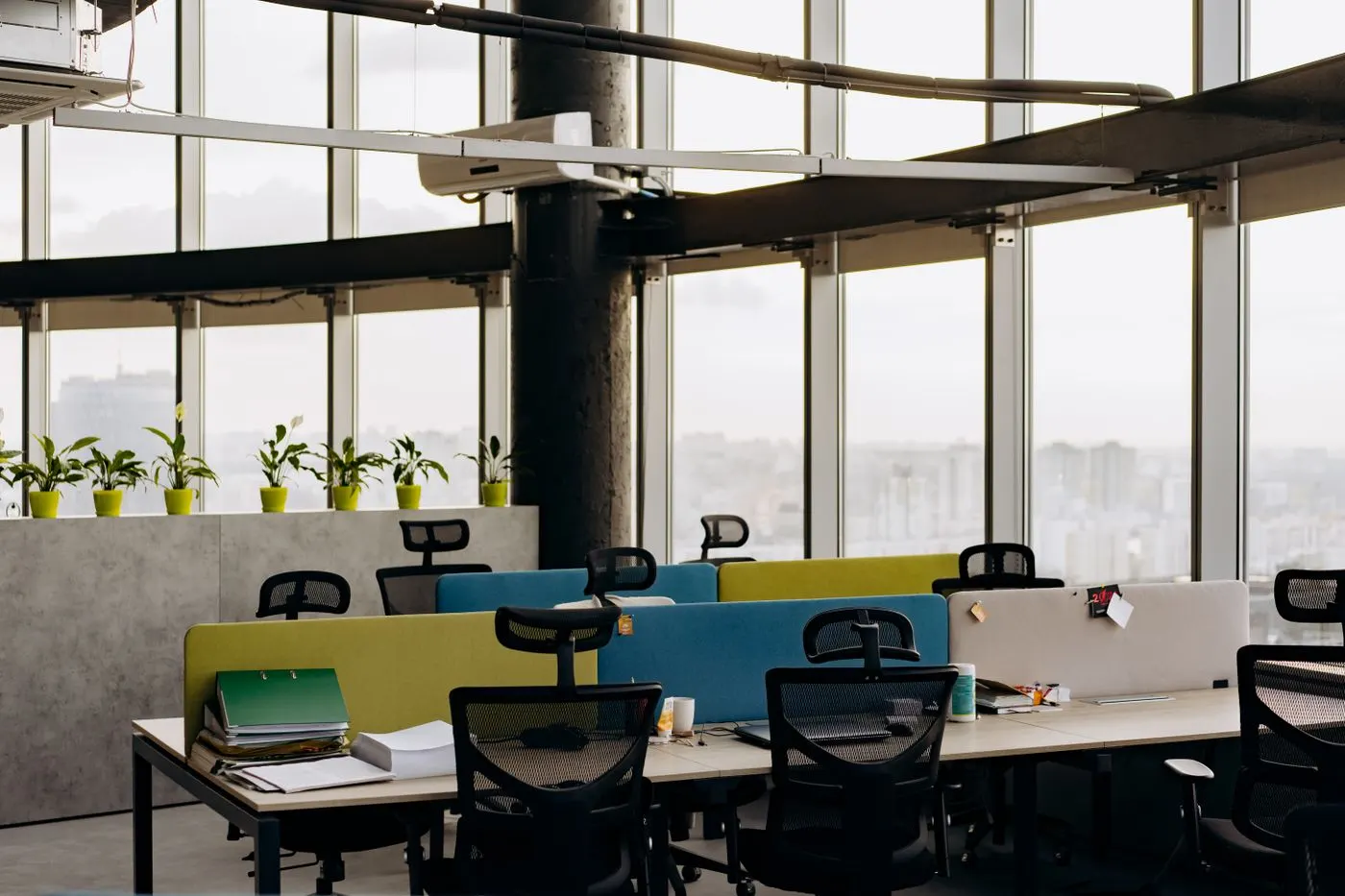 Plateau de bureaux après travaux
