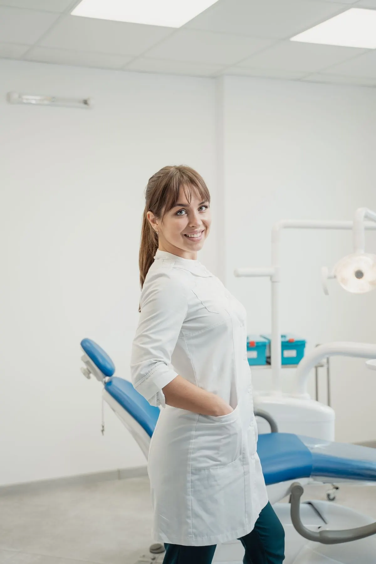 Chirurgienne-dentiste du cabinet